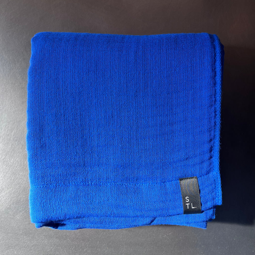 Shinto Towel - 2.5-Ply Gauze Throw - Deep Blue